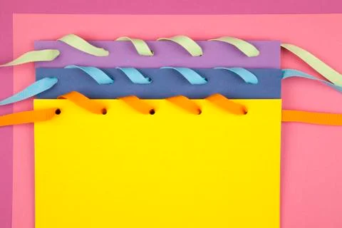Colorful paper notes Stock Photos