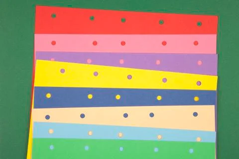 Colorful paper notes Stock Photos