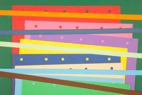 Colorful paper notes Stock Photos