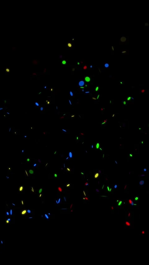 Colorful Paper Shoot Circle Shape, Colorful isolated confetti falling explo.. 스톡 동영상 279150192
