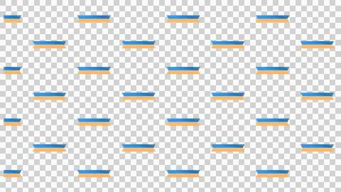 Colorful Paper Strip Parallel Row Background Illustrazione stock