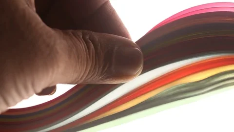 Colorful Paper Texture | Stock Video | Pond5