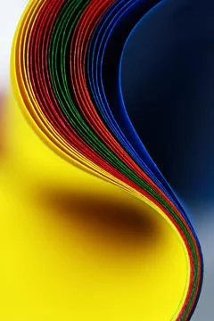 Colorful papers Stock Illustration