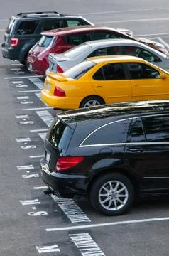 Colorful parking Stock Photos