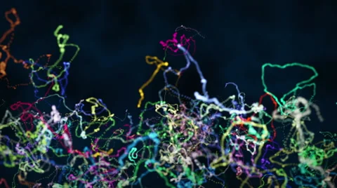 Colorful Particle background animation Stock Footage 43320574