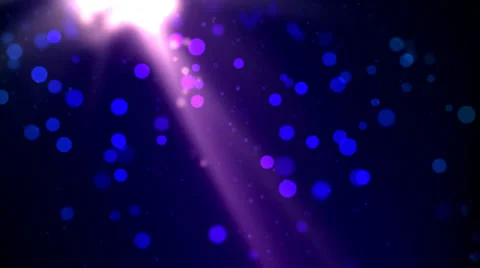 Colorful Particle Background - Loop, Dark Blue Stock Footage 34187947