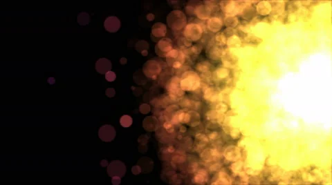 Colorful Particle Background - Loop Golden Stock Footage 40707024