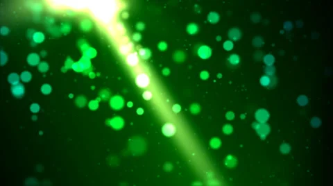 Colorful Particle Background - Loop, Green Stock Footage 34191813