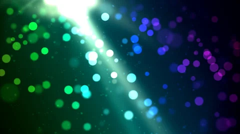 Colorful Particle Background - Loop, Rainbow Stock Footage 34193040