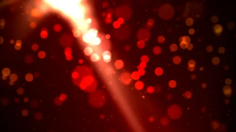 Colorful Particle Background - Loop, Red Video stock 34192726