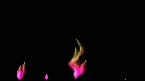 Colorful particle streams 스톡 동영상 90516003