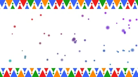 Colorful particles and frame background Stock Footage 58464271