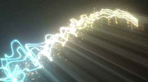 Colorful Particles Animation Stock Footage 49162258