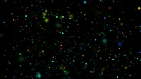 Colorful Particles Background Alpha 4K Resolution, It can be used as Stock-Footage 117972451