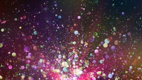 Colorful Particles Background Stock Footage 104938568