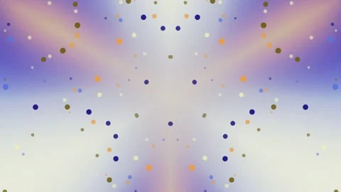Colorful Particles Dancing in Abstract Background. Stock Footage 329291965