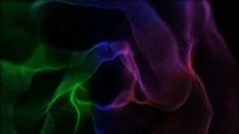 Colorful particles explosion. Video stock 107219909