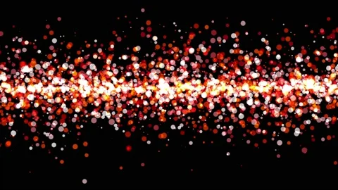 Colorful particles extraction motion graphics with night background Stock Footage 220764850