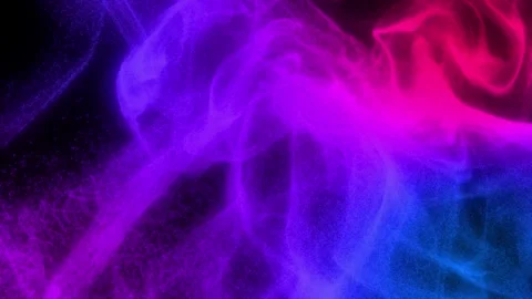Colorful Particles Moving in Random Direction. Abstract Colorful Particles. 4K Stock Footage 271243786