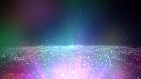 Colorful Particles Rays Background 動画素材 334205553
