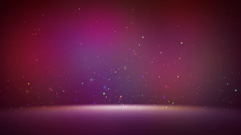 Colorful Particles Rising Background Stock Footage 104761259