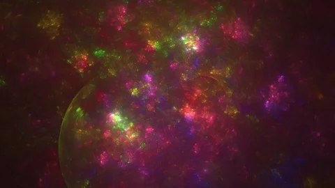 Colorful Particles Storm Stock Footage 100562521