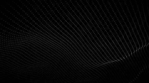 Colorful particles wave motion background. Techy wave particles background. イラスト素材