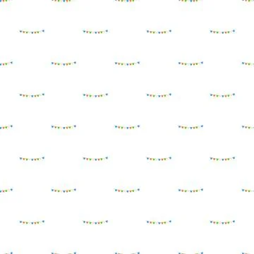 Colorful party bunting flags repeating seamless background pattern 스톡 일러스트