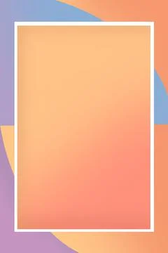 Colorful pastel frame design background Stock-Illustration