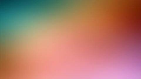 Colorful Pastel Gradient Background With Soft Blending Shades Illustrazione stock
