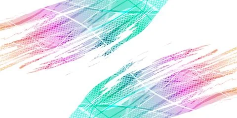 Colorful Pastel Gradient Brush Background with Halftone Effect Stockillustratie