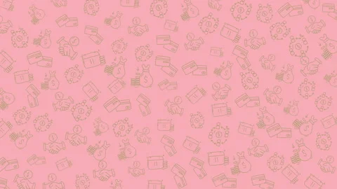 Colorful pastel seamless pattern with small doodle icons for creative designs Stock-Footage 331230461