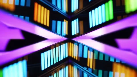 COLORFUL pattern 3D triangle abstract background texture colorful abstract ba Stock Footage 169241824