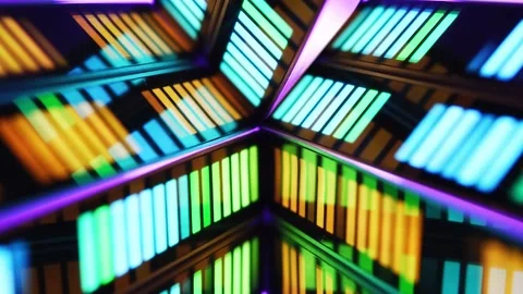 COLORFUL pattern 3D triangle abstract background texture colorful abstract ba Stock Footage 169243528