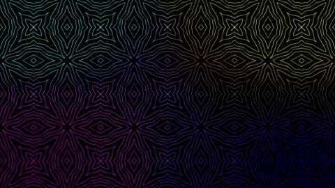 Colorful Pattern Animated Background Template Stock Footage 208908226