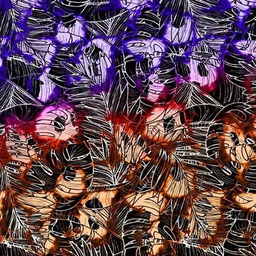 Colorful pattern background Illustrazione stock