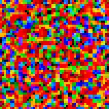 Colorful pattern with chaotic pixels Stock Illustration