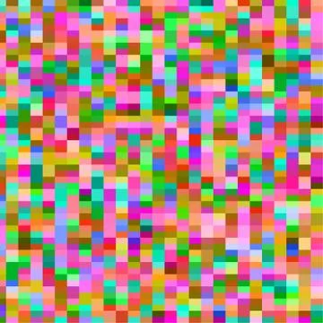 Colorful pattern with chaotic pixels Stock Illustration