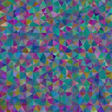 Colorful pattern with chaotic triangles Stock Illustration