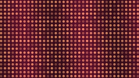 Colorful pattern of circles on a red background for Stock Footage 338288893