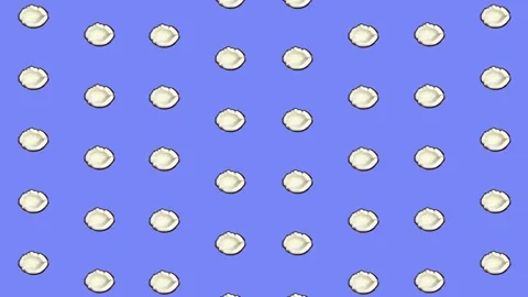 Colorful pattern of coconuts. Top view. Minimal tropical fruit summer concept Stockbeeldmateriaal 167484333