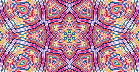 Colorful pattern consisting of multicolored stripes, abstract background イラスト素材