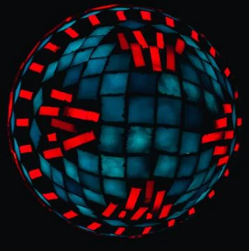 Colorful Pattern of Dark Leds Stock Photos