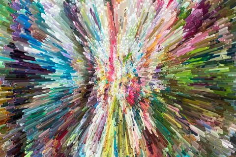 Colorful pattern for design and background. Abstract 3d. Stock Photos