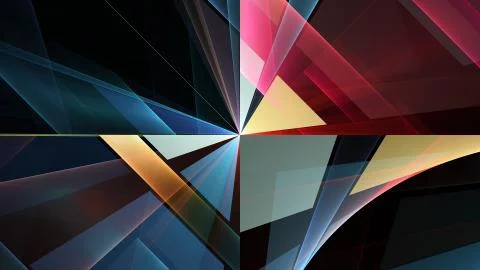 Colorful pattern fractal background Illustrazione stock