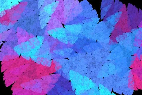 Colorful pattern fractal motion background Stock Illustration