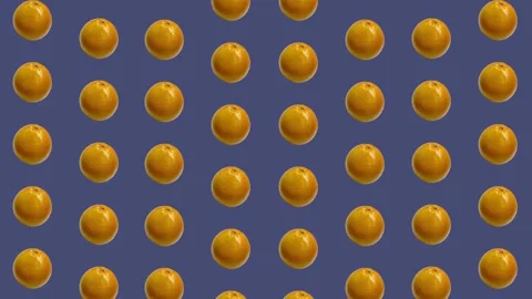 Colorful pattern of fresh grapefruits. Seamless pattern with grapefruit. Pop art Stock Footage 167484505