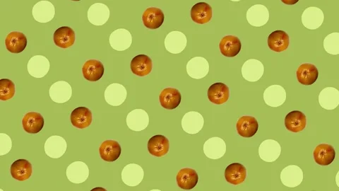 Colorful pattern of fresh grapefruits. Top view. Seamless pattern with Stock Footage 167484827