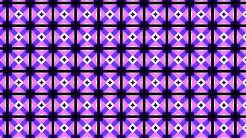 A colorful pattern geometric style made on a black background sideward Stock Footage 201176300