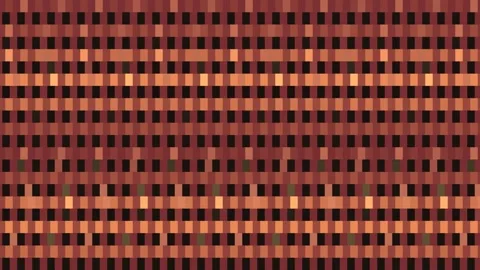 Colorful pattern with horizontal lines and squares in warm Stock Footage 339490131